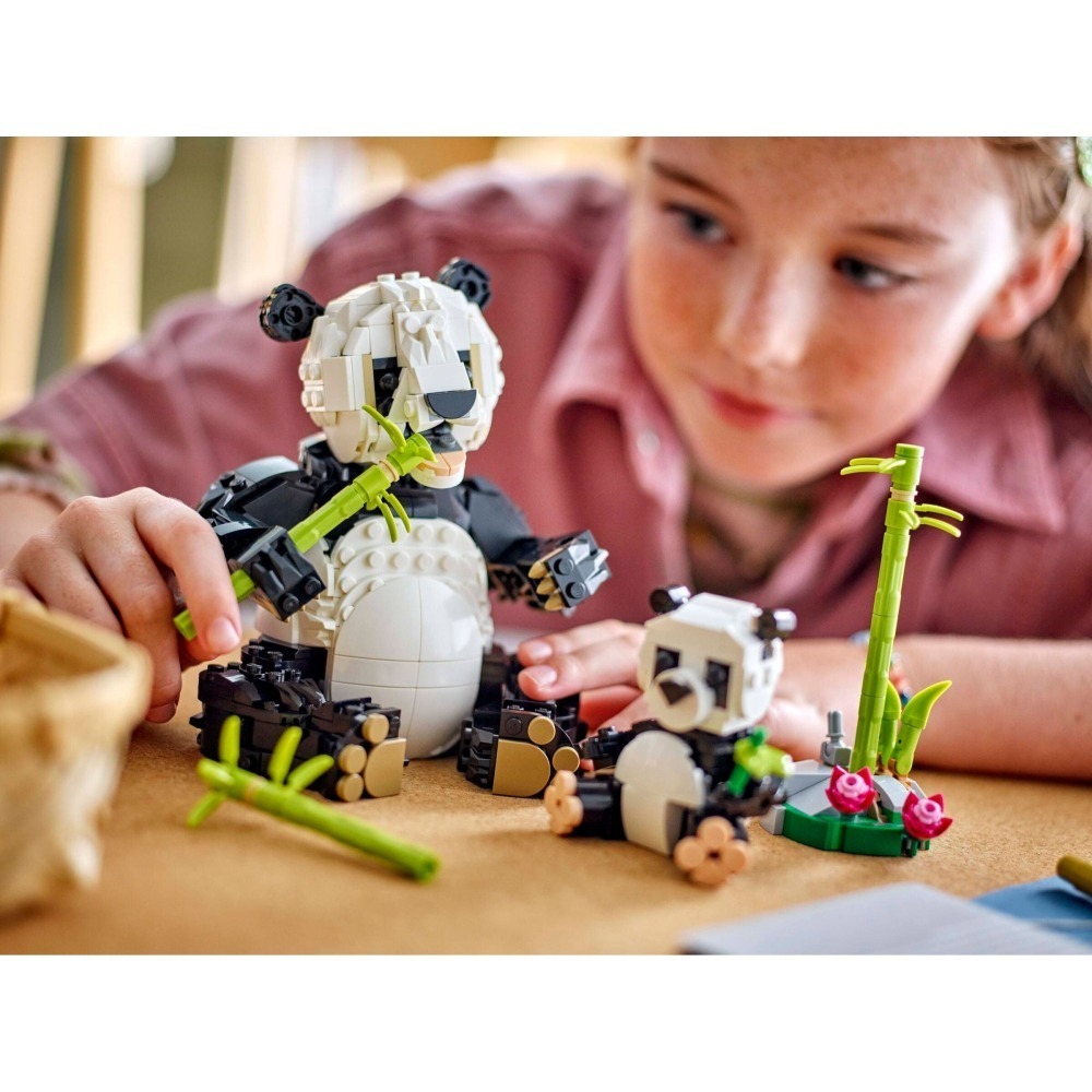 [ 必買站 ] LEGO 31165 野生動物：熊貓家庭 3 IN 1 系列-細節圖6