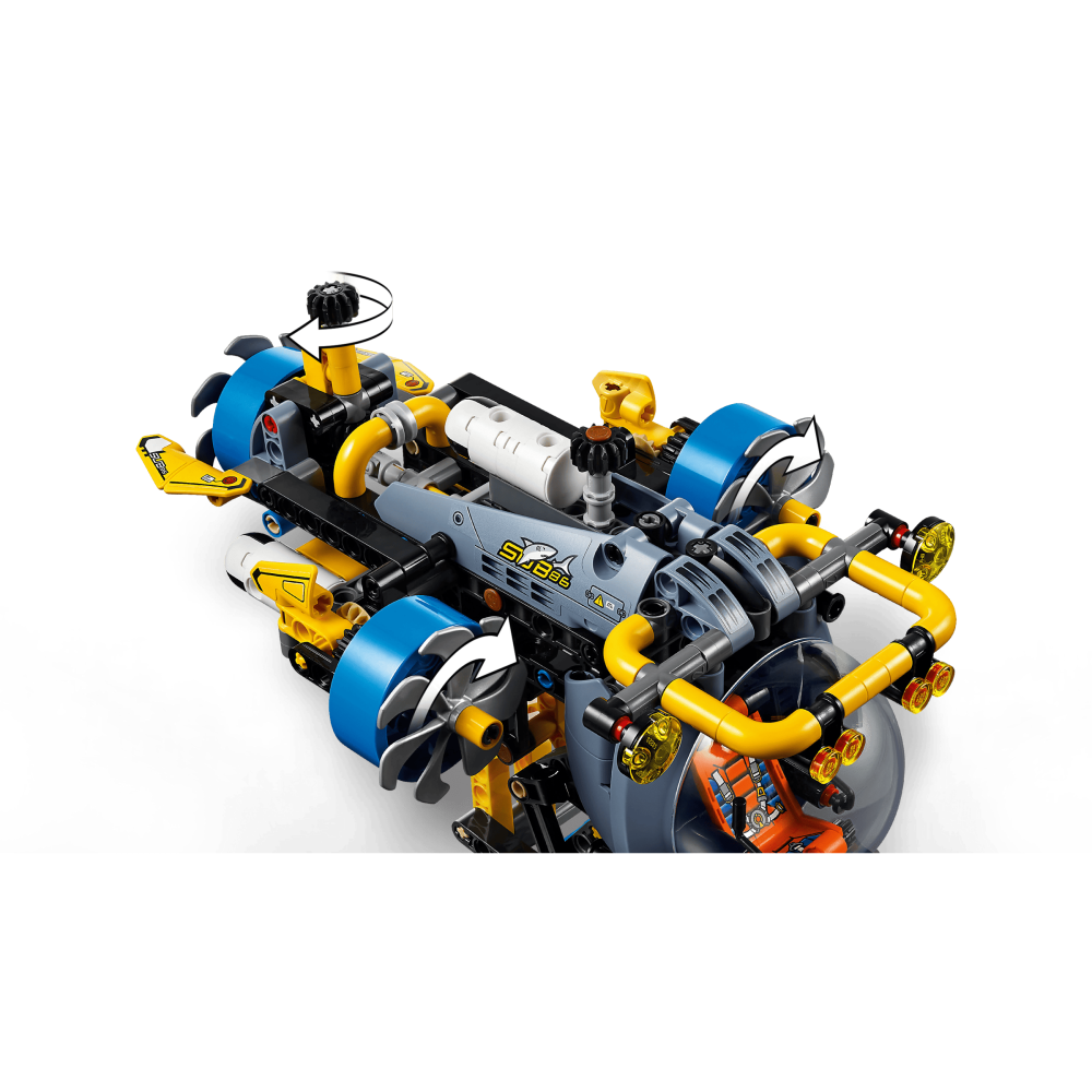 [ 必買站 ] LEGO 42201 深海研究潛水艇 TECHNIC 系列-細節圖6