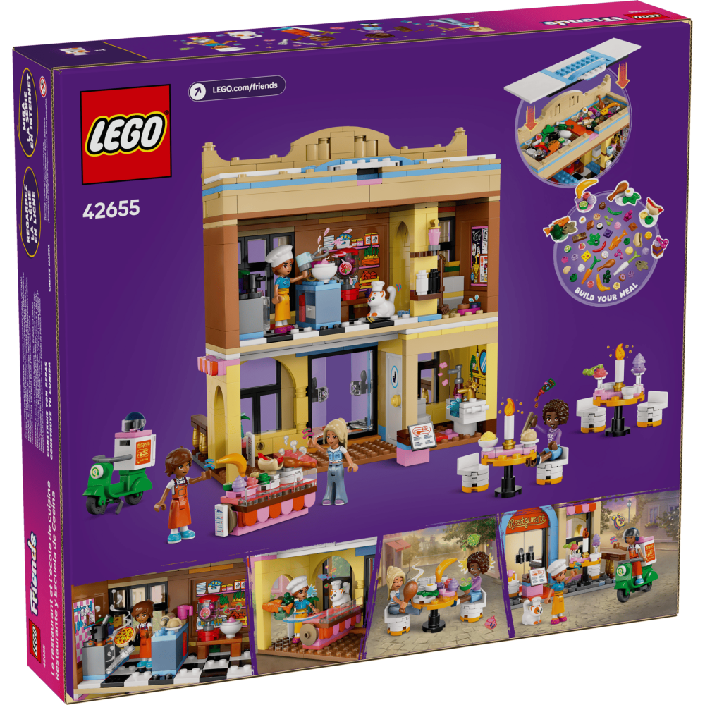 [ 必買站 ] LEGO 42655 餐廳和廚藝學校 FRIENDS 系列-細節圖2