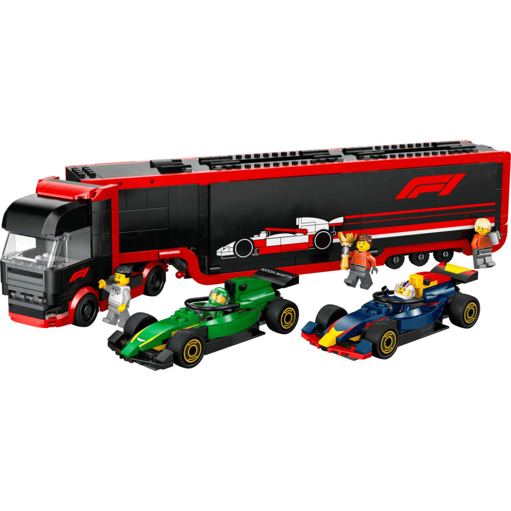 [ 必買站 ] LEGO 60445 F1 卡車和 RB20 & AMR24 F1 汽車 CITY 系列-細節圖3