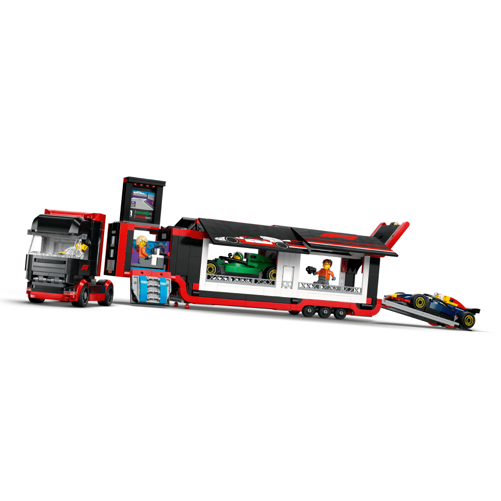 [ 必買站 ] LEGO 60445 F1 卡車和 RB20 & AMR24 F1 汽車 CITY 系列-細節圖5