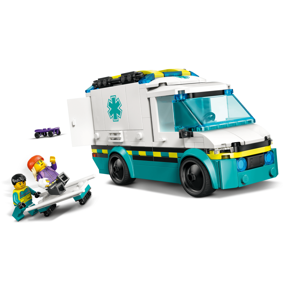 [ 必買站 ] LEGO 60451 緊急救護車 CITY 系列-細節圖4