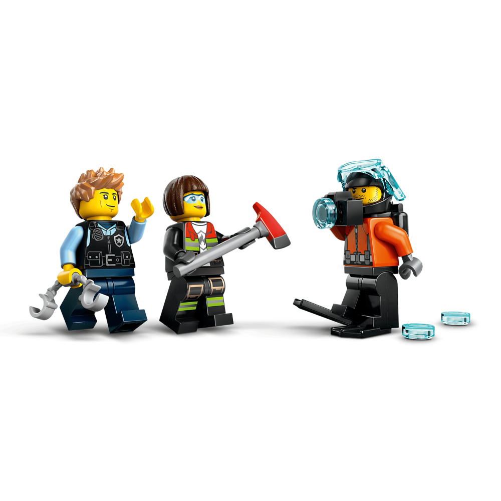 [ 必買站 ] LEGO 60462 直升機、消防車和潛水艇套裝 CITY 系列-細節圖4
