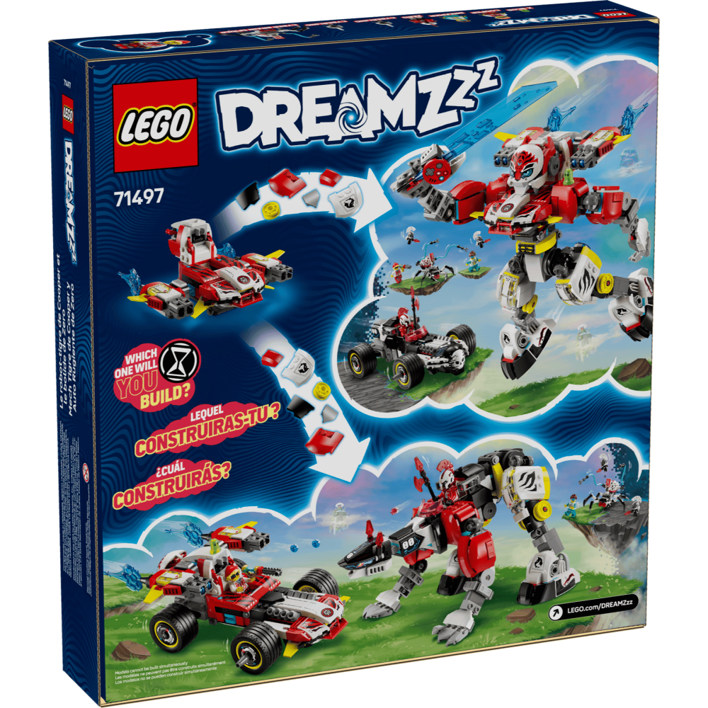 [ 必買站 ] LEGO 71497 庫柏的老虎機甲和齊洛的改裝車 DREAMS 系列-細節圖2
