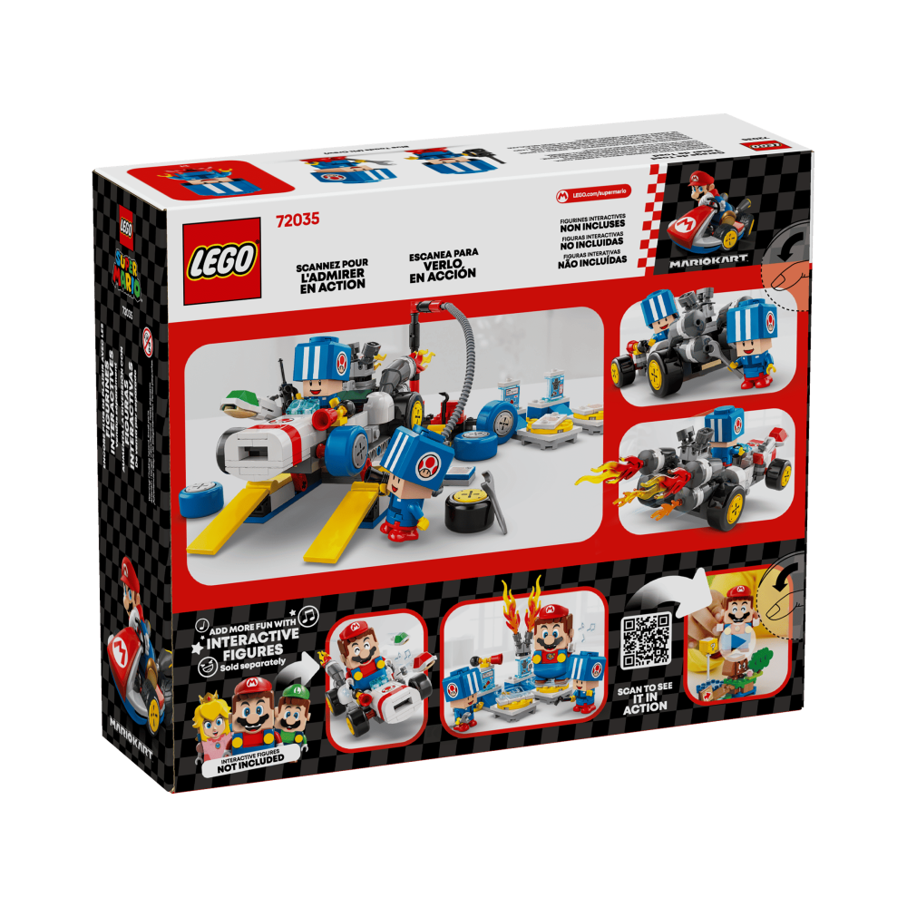 [ 必買站 ] LEGO 72035 瑪利歐賽車™ 奇諾比奧的車庫 MARIO 系列-細節圖2