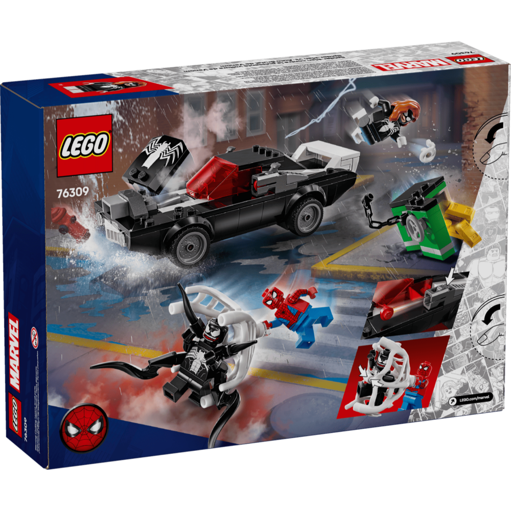 [ 必買站 ] LEGO 76309 蜘蛛人 vs. 猛毒肌肉車 SUPER HERO 系列-細節圖2