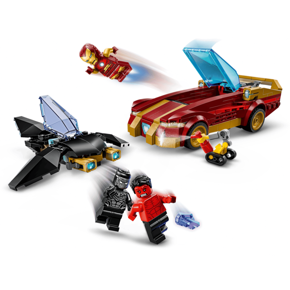 [ 必買站 ] LEGO 76310 鋼鐵人汽車和黑豹 vs. 浩克 SUPER HERO 系列-細節圖6