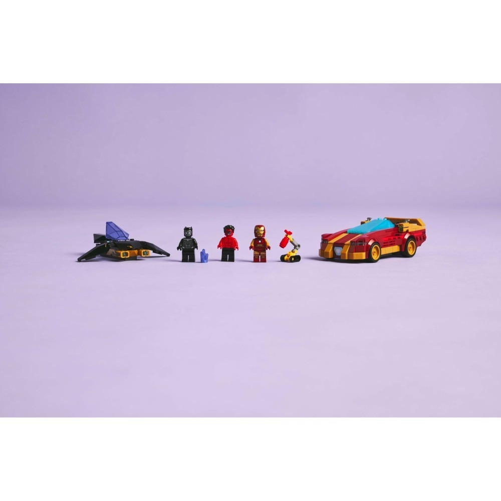 [ 必買站 ] LEGO 76310 鋼鐵人汽車和黑豹 vs. 浩克 SUPER HERO 系列-細節圖10