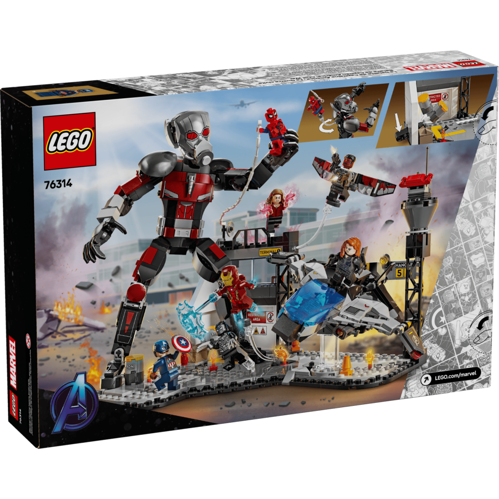 [ 必買站 ] LEGO 76314 《美國隊長3：英雄內戰》動作大戰 SUPER HERO 系列-細節圖2