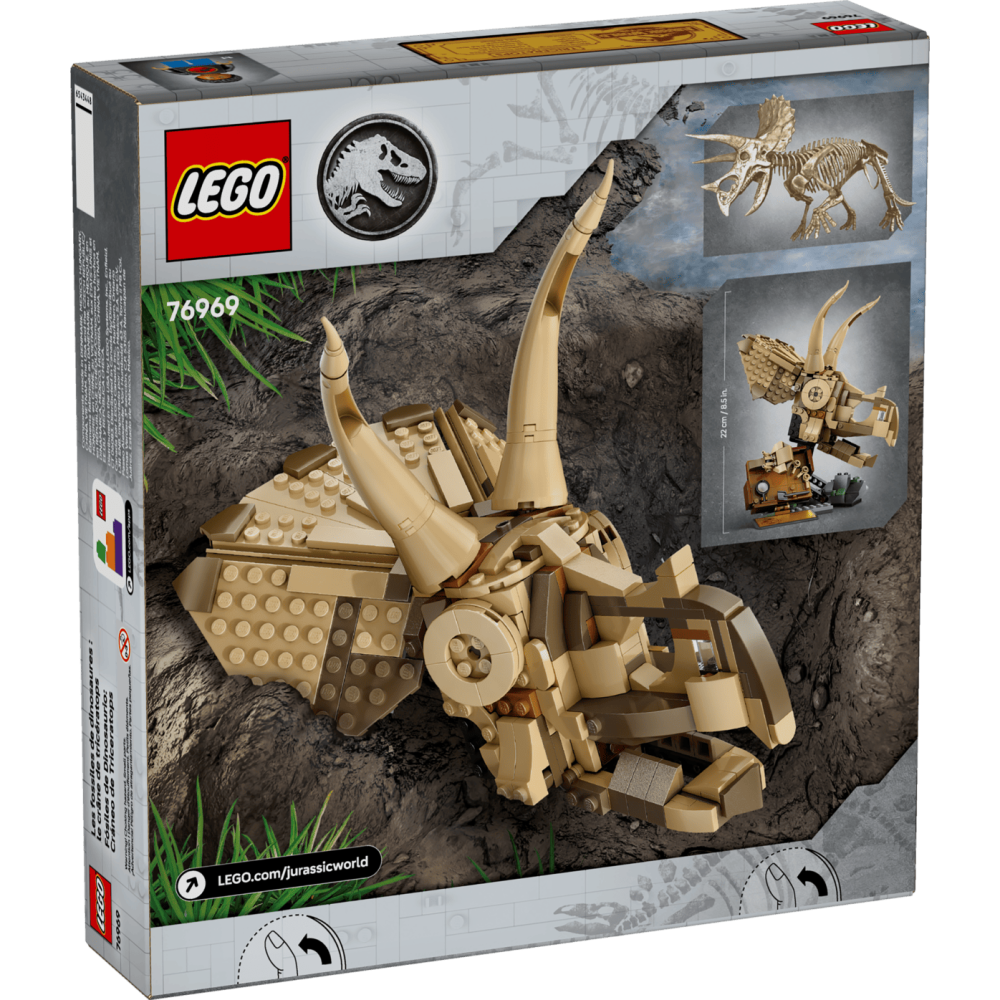 [ 必買站 ] LEGO 76969 恐龍化石：三角龍頭骨 JURASSIC WORLD 系列-細節圖2