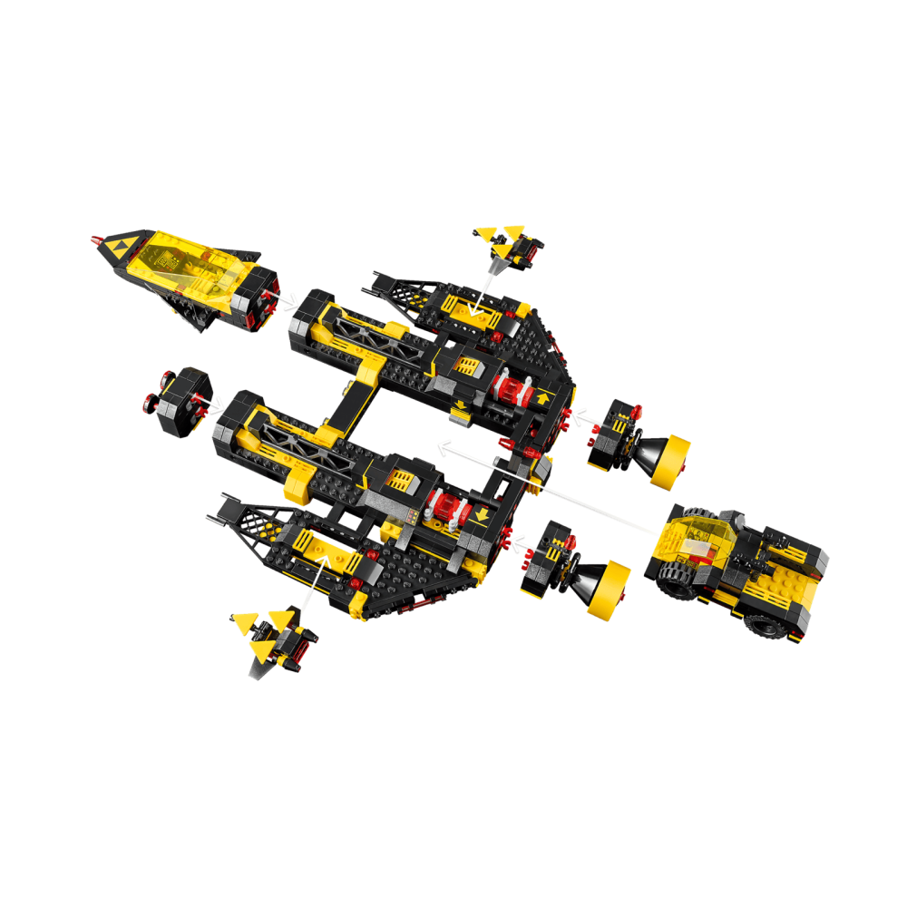 [ 必買站 ] LEGO 10355 黑創巡洋艦 Blacktron Renegade    ICONS系列-細節圖9