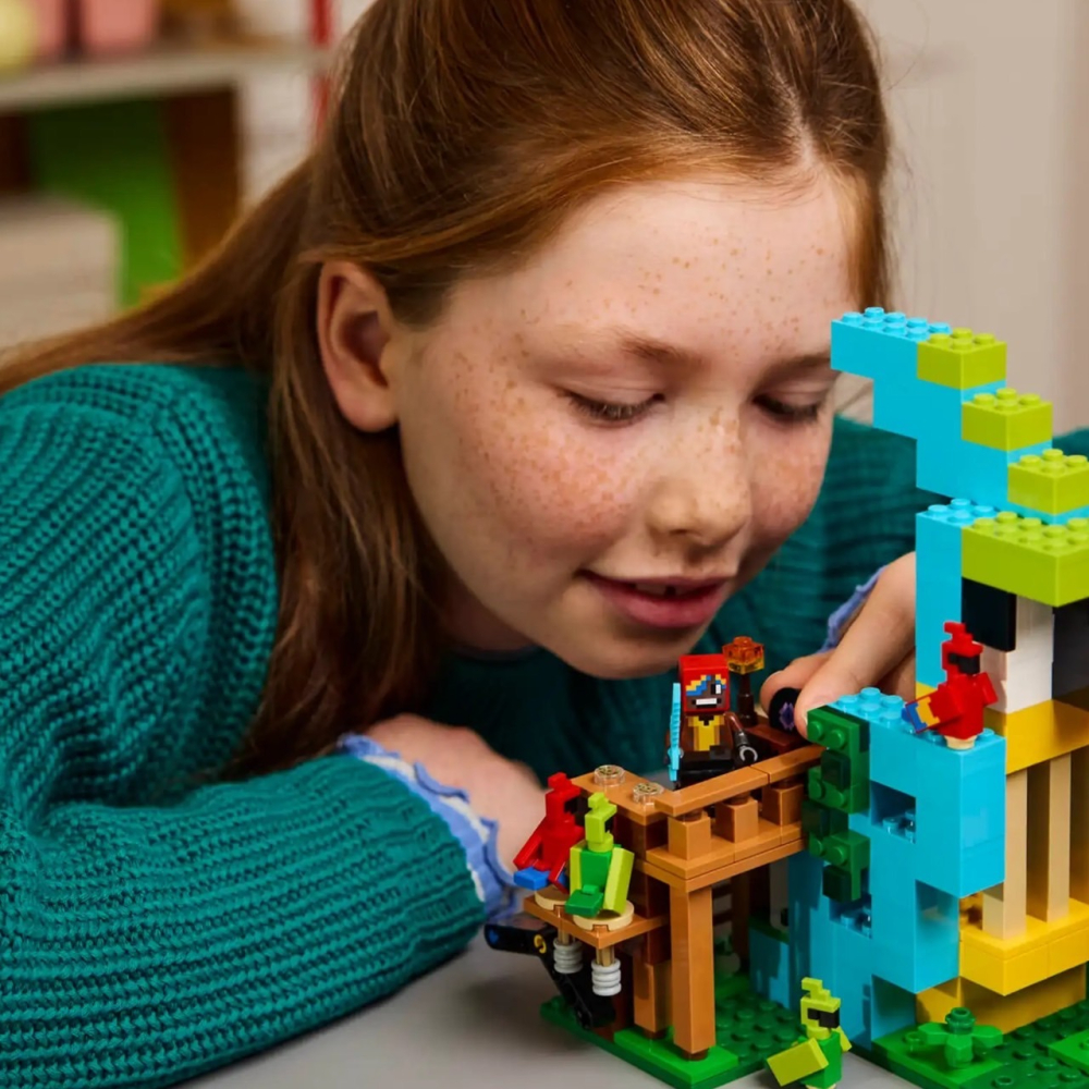 [ 必買站 ] LEGO 21282 鸚鵡屋 The Parrot Houses 創世神系列-細節圖4