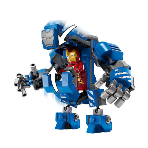 [ 必買站 ]  LEGO 76315 鋼鐵人的實驗室：鋼鐵裝展示區 樂高 Super Heroe系列-細節圖4