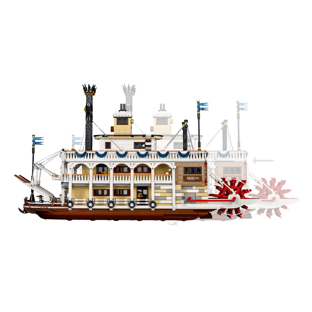 [ 必買站 ] LEGO 21356 河上汽船 River Steamboat  Ideas 系列-細節圖2