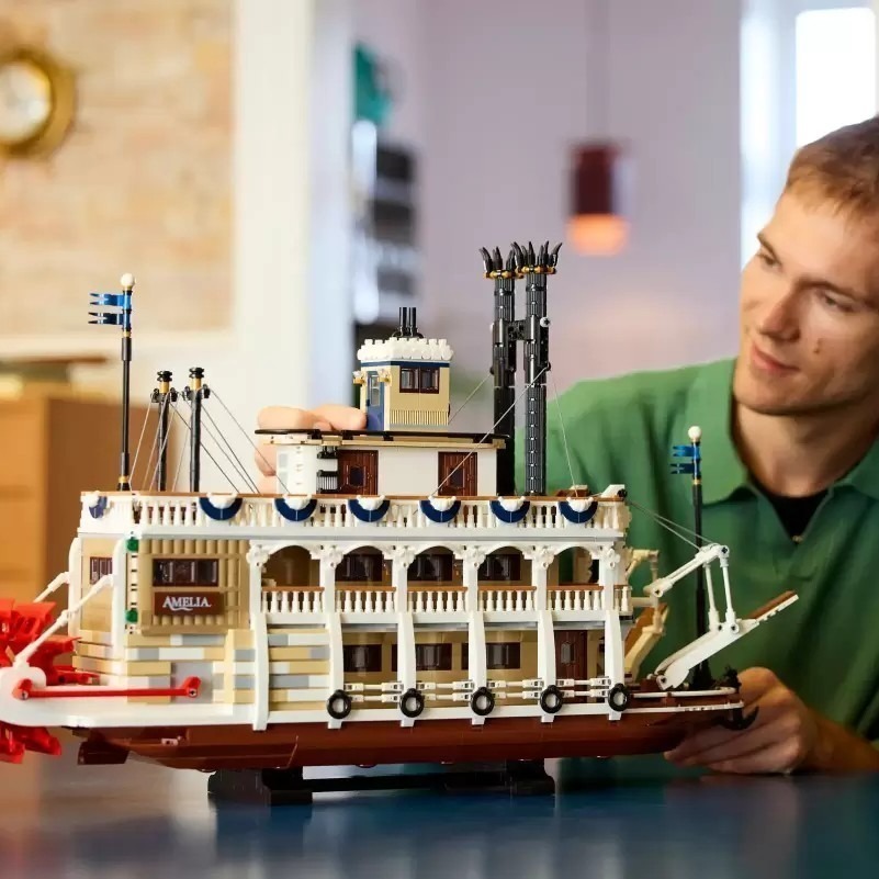 [ 必買站 ] LEGO 21356 河上汽船 River Steamboat  Ideas 系列-細節圖4
