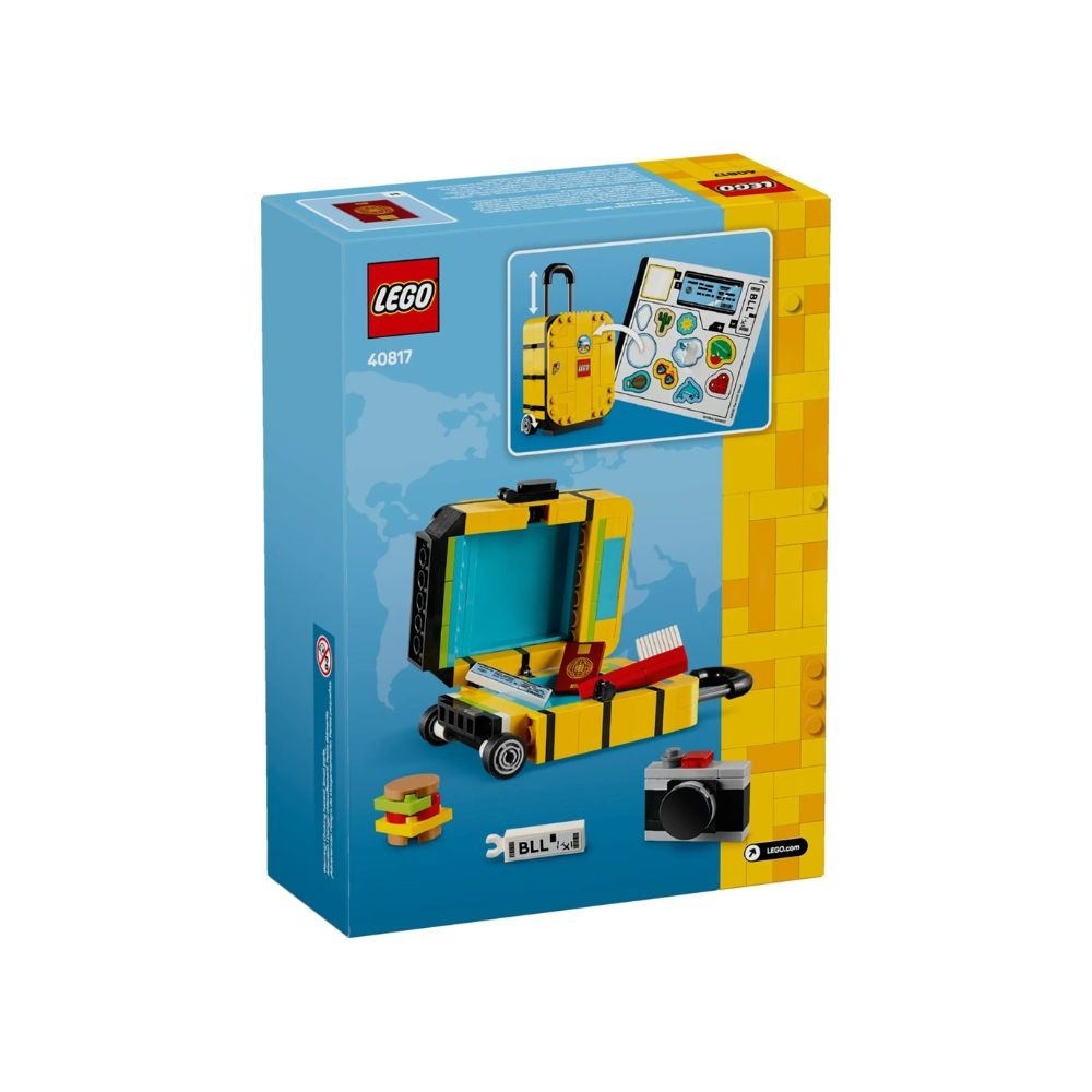 [ 必買站 ] LEGO 40817 黃色旅行箱 Yellow Travel Suitcase 經典系列-細節圖2