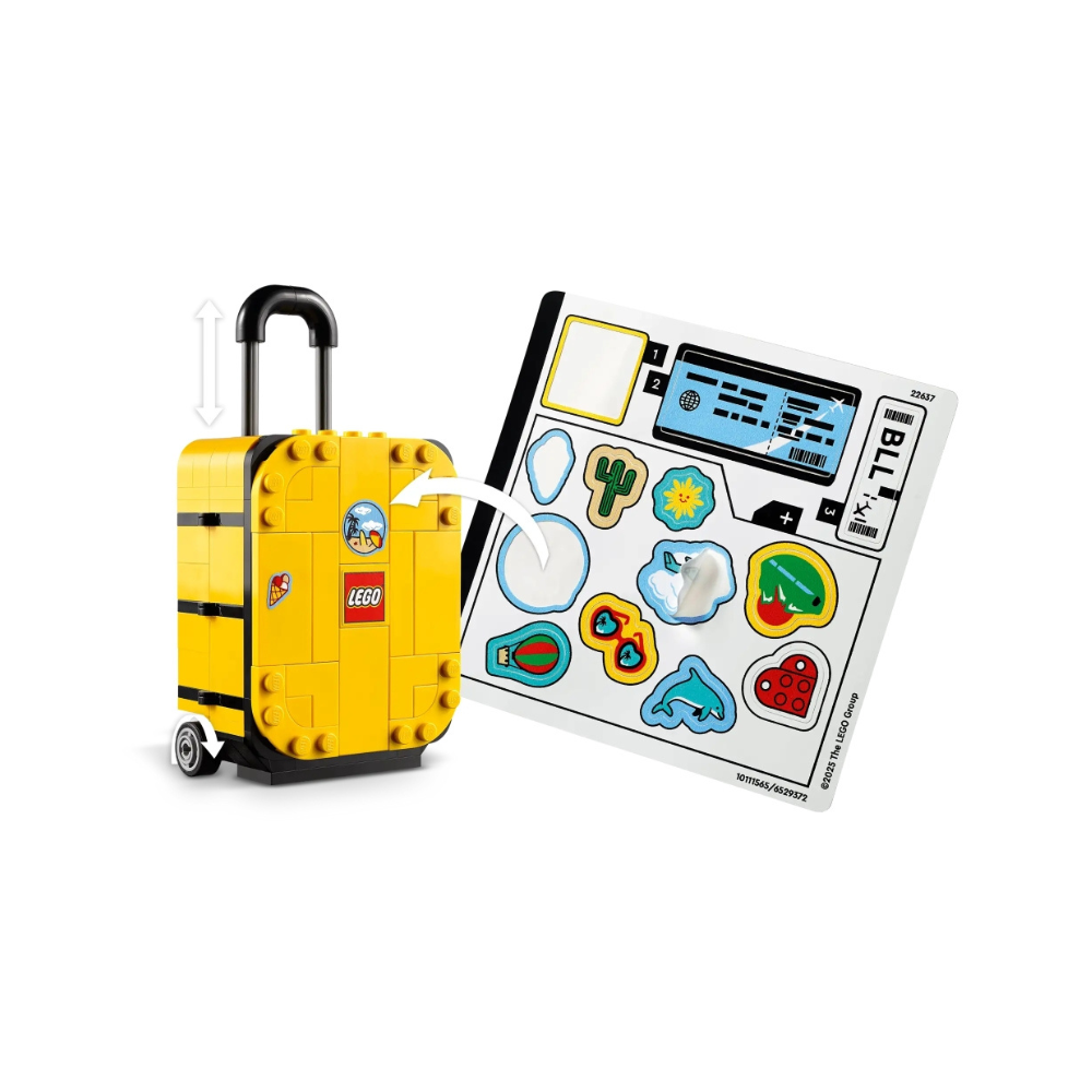 [ 必買站 ] LEGO 40817 黃色旅行箱 Yellow Travel Suitcase 經典系列-細節圖3