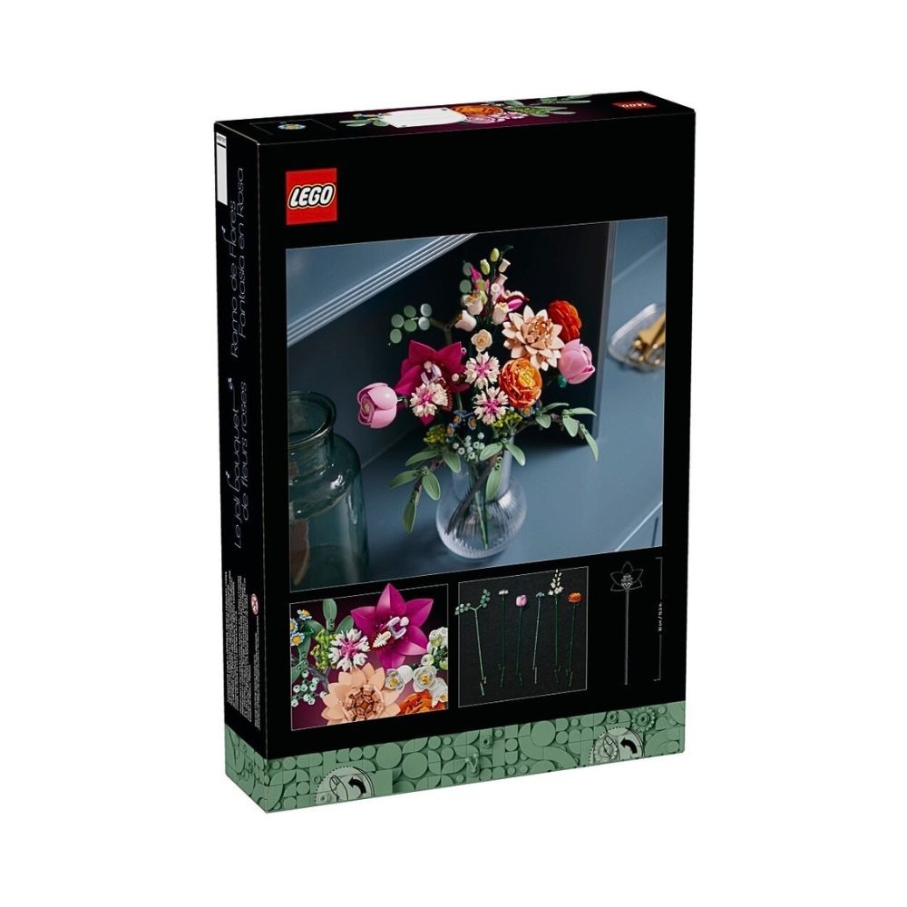 [ 必買站 ] LEGO 10342 優雅粉紅花束 Pretty Pink Flower Bouquet 花藝系列-細節圖2