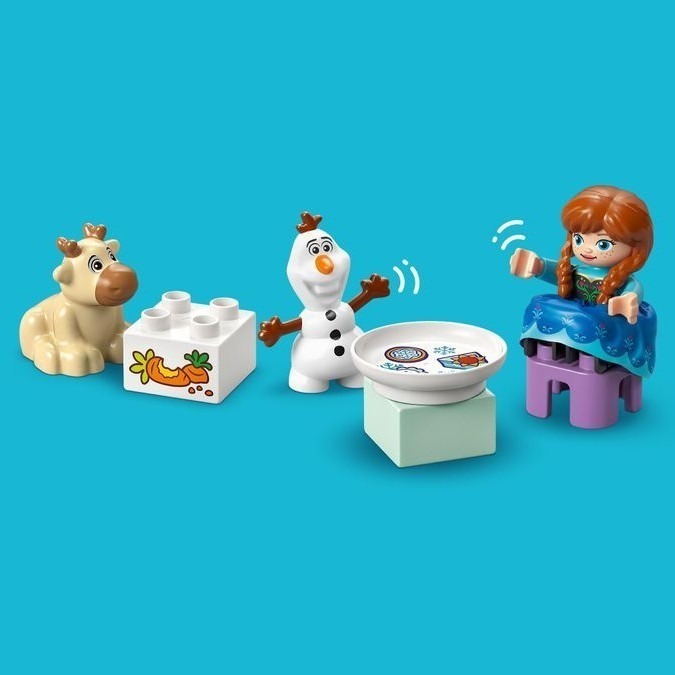 [ 必買站 ]  LEGO 10455 安娜與艾莎的冰雪城堡派對 得寶系列-細節圖6