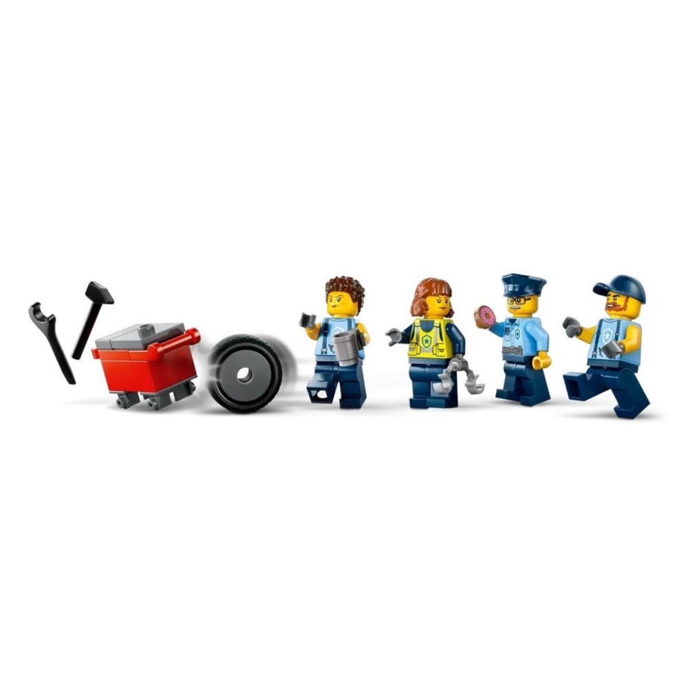 [ 必買站 ] LEGO 60457 客製化警車車庫 城市系列-細節圖4