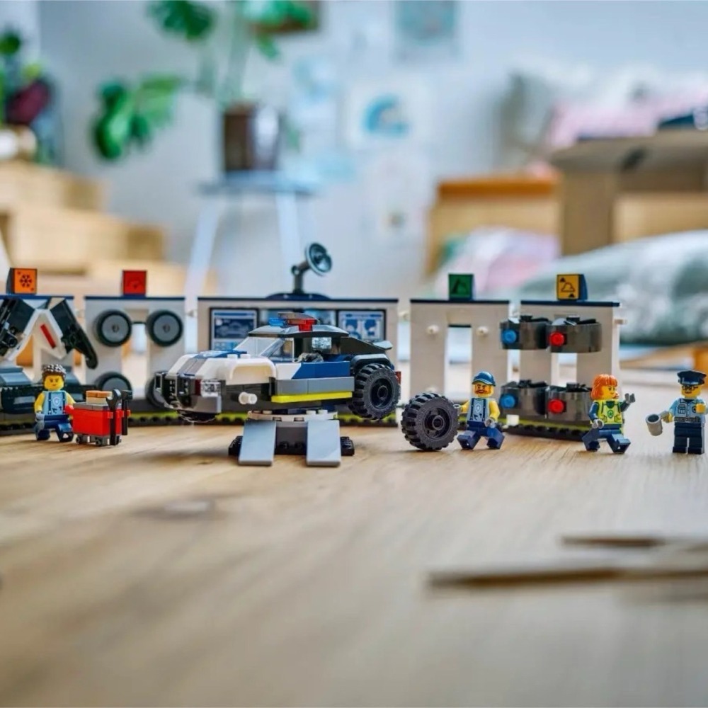 [ 必買站 ] LEGO 60457 客製化警車車庫 城市系列-細節圖7