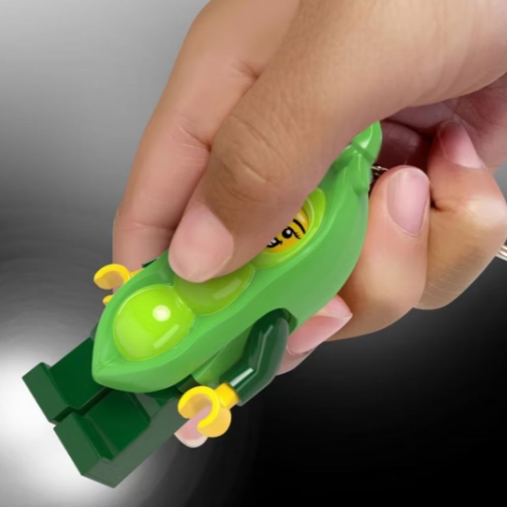 [ 必買站 ] LEGO KE241H LED 樂高碗豆女孩鑰匙圈燈-細節圖3