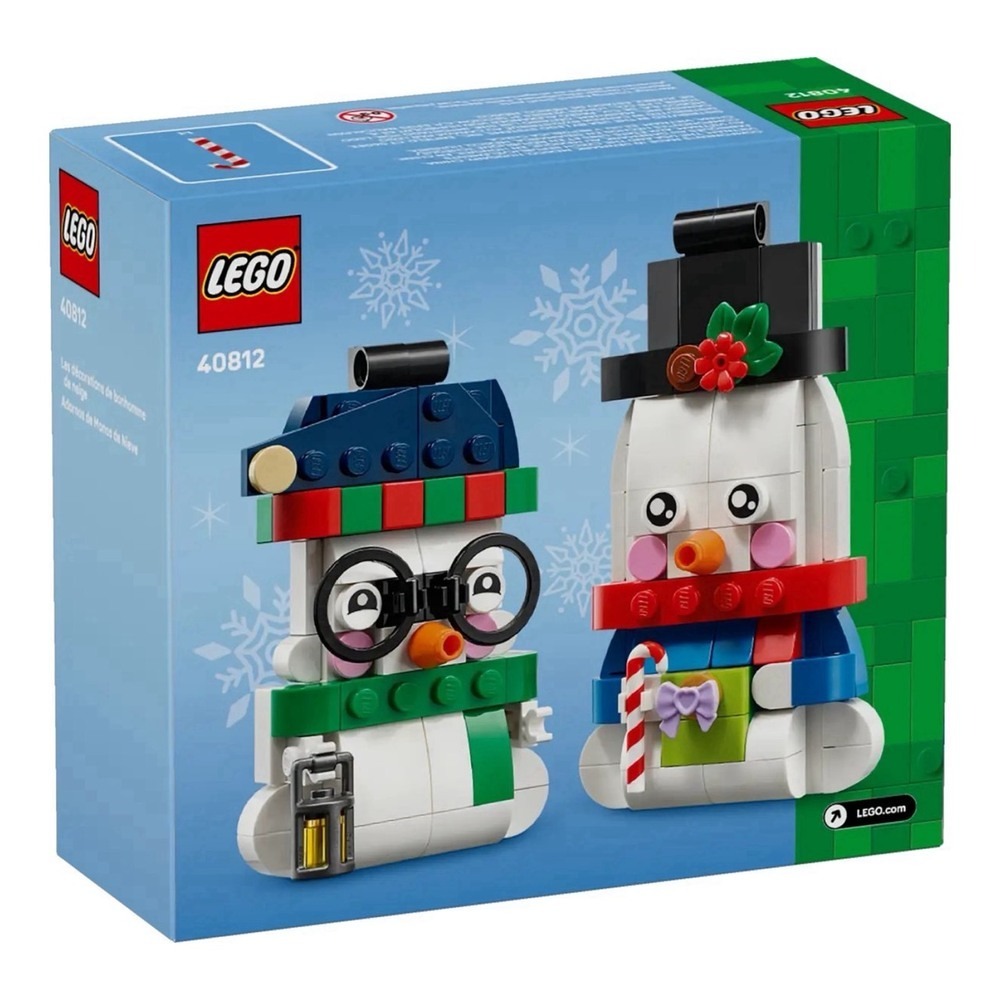 [ 必買站 ] LEGO 40812 雪人飾品-細節圖2