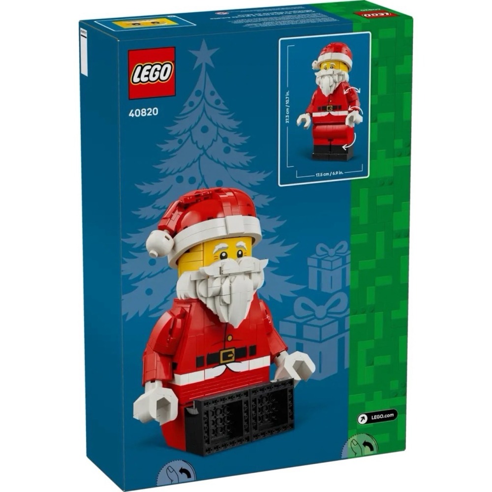 [ 必買站 ] LEGO 40820 放大版耶誕老人人偶-細節圖2