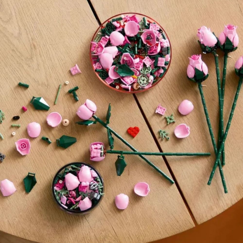 [ 必買站 ] LEGO 10374 粉紅玫瑰花束 Bouquet of Pink Roses 樂高® Icons-細節圖5