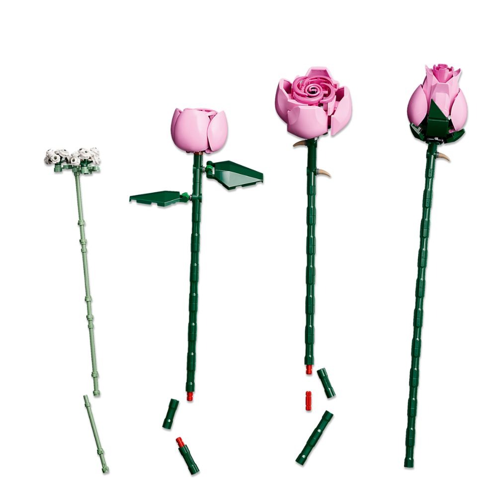 [ 必買站 ] LEGO 10374 粉紅玫瑰花束 Bouquet of Pink Roses 樂高® Icons-細節圖6