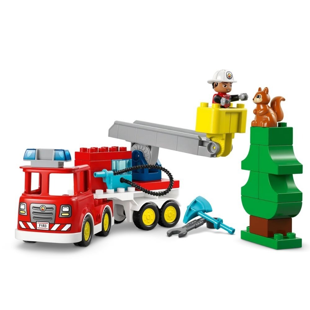 [ 必買站 ] LEGO 10473 附水管消防車和消防員-細節圖4