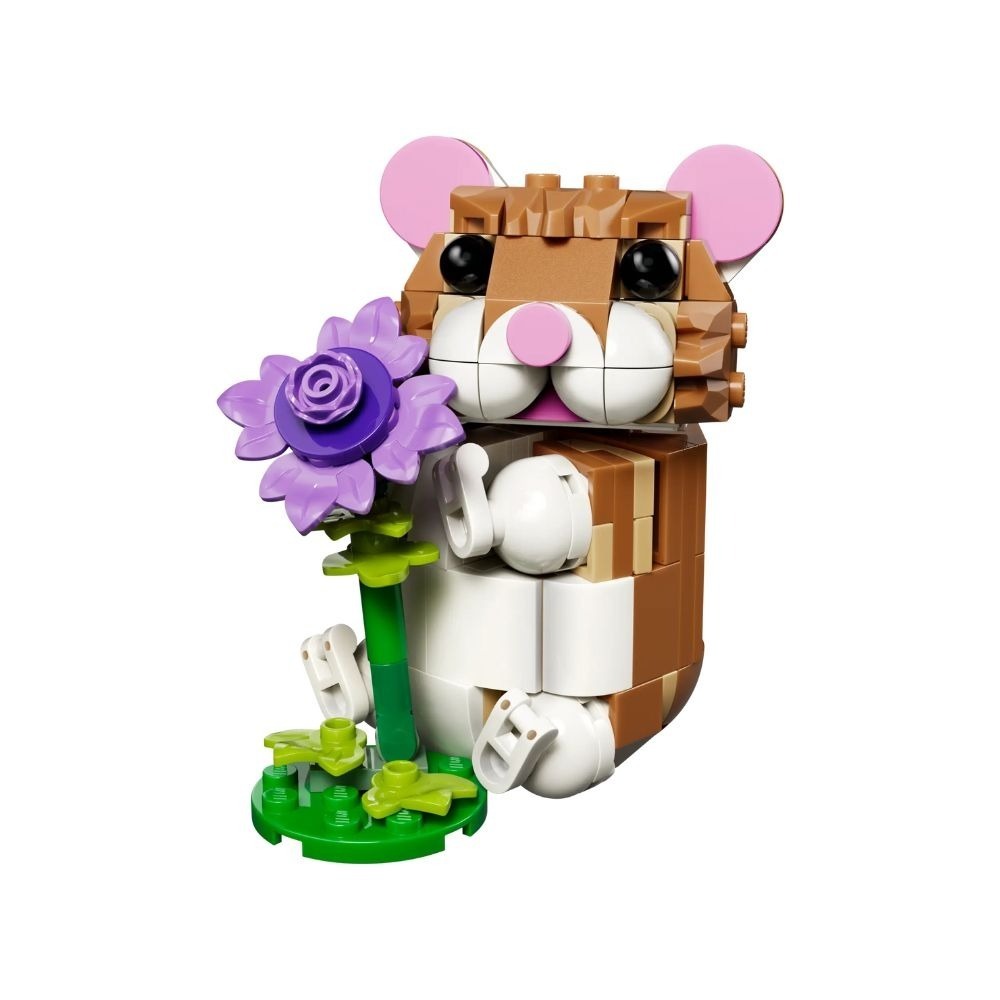 [ 必買站 ] LEGO 31376 可愛倉鼠和花朵-細節圖2
