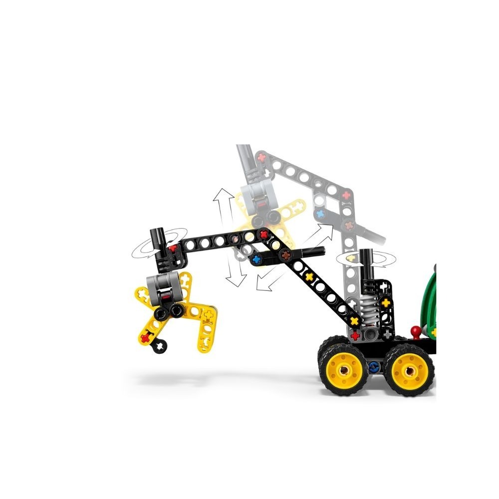 [ 必買站 ] LEGO 42218 John Deere 1470H 輪式森林收割機-細節圖5