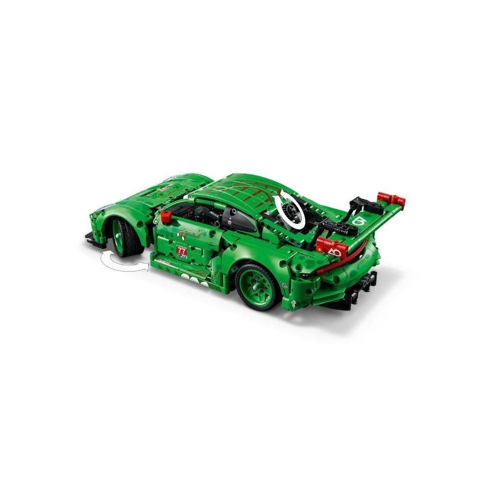 [ 必買站 ] LEGO 42224 Porsche 911 GT3 R REXY AO Racing 賽車(不挑盒況)-細節圖5