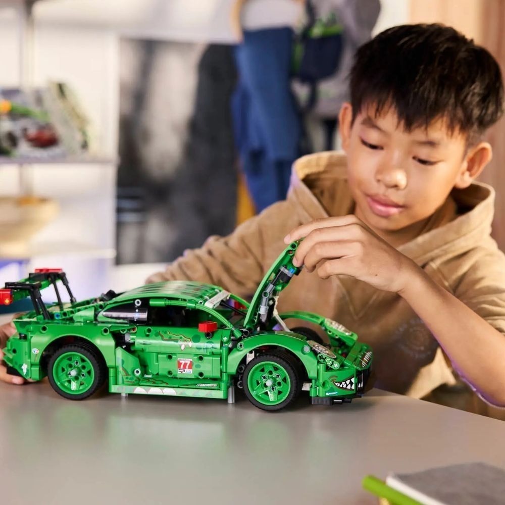 [ 必買站 ] LEGO 42224 Porsche 911 GT3 R REXY AO Racing 賽車(不挑盒況)-細節圖8