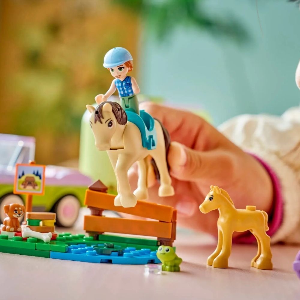 [ 必買站 ] LEGO 42695 馬兒和幼馬拖車-細節圖5