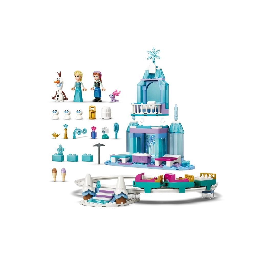 [ 必買站 ] LEGO 43281 艾莎的冰雪城堡和雪橇大冒險-細節圖3