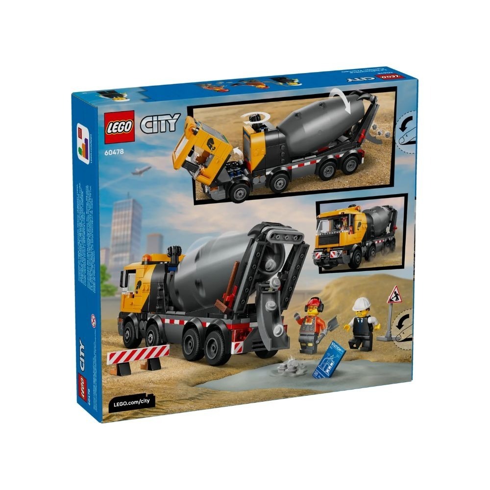 [ 必買站 ] LEGO 60478 混凝土攪拌車-細節圖6