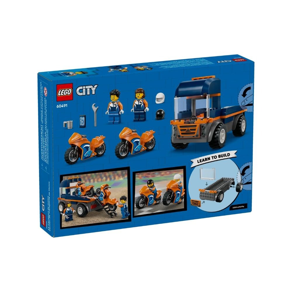 [ 必買站 ] LEGO 60491 摩托車運輸車-細節圖5