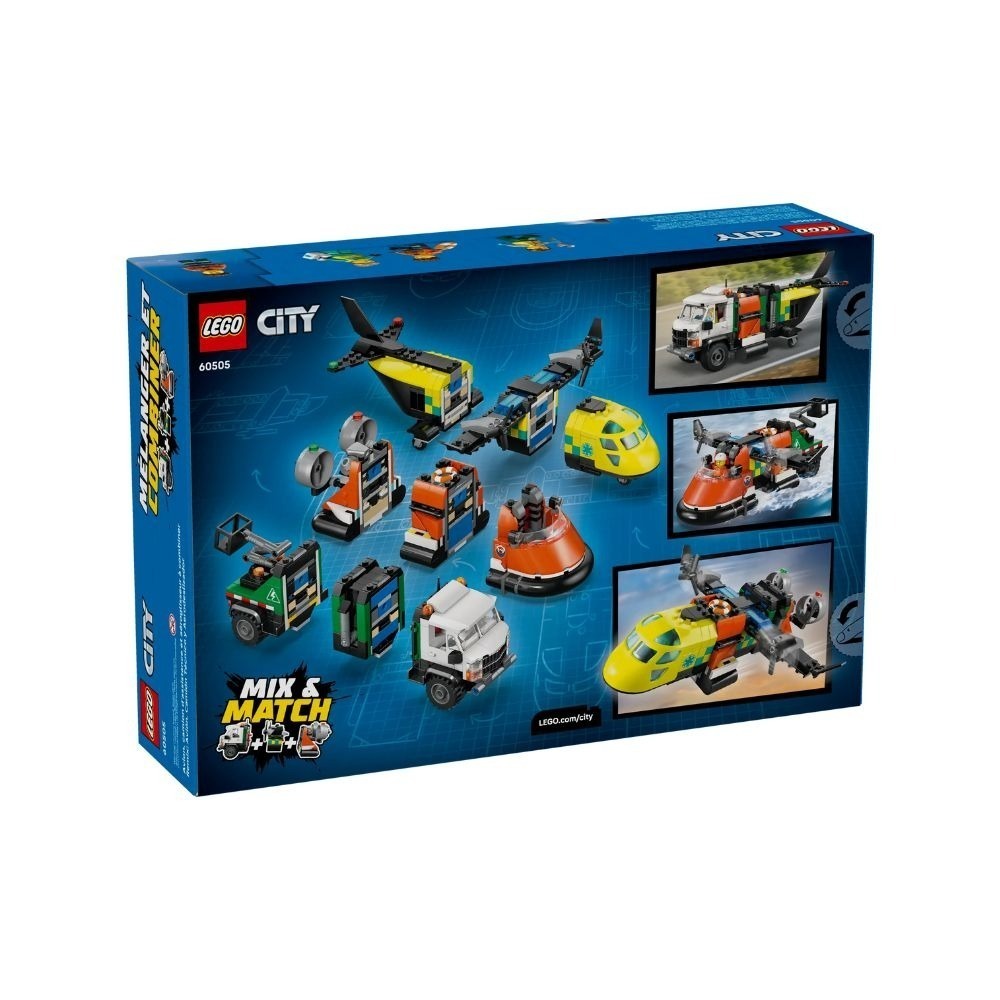 [ 必買站 ] LEGO 60505 飛機、作業車和氣墊船混搭套裝-細節圖5