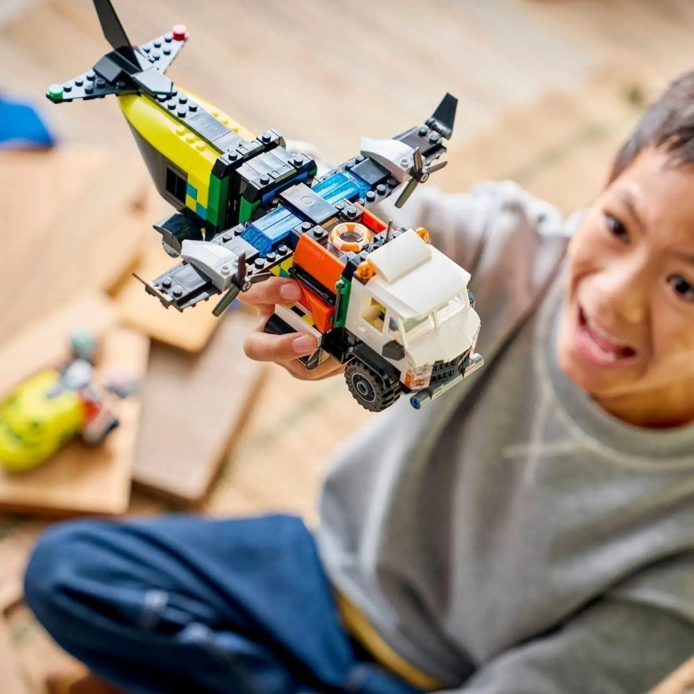 [ 必買站 ] LEGO 60505 飛機、作業車和氣墊船混搭套裝-細節圖6