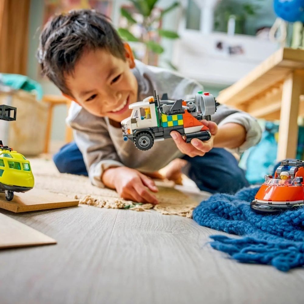 [ 必買站 ] LEGO 60505 飛機、作業車和氣墊船混搭套裝-細節圖7