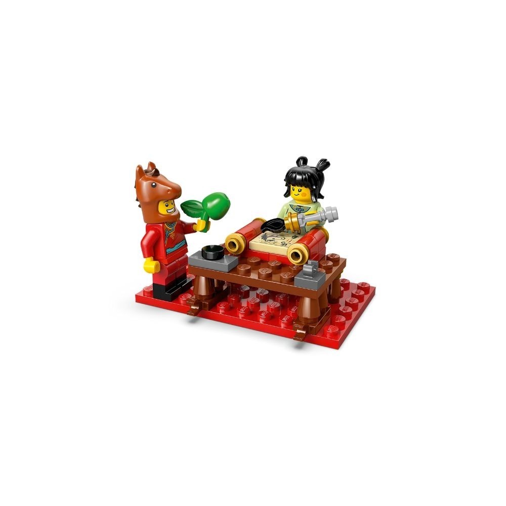 [ 必買站 ] LEGO 80119 駿馬奔騰圖-細節圖4