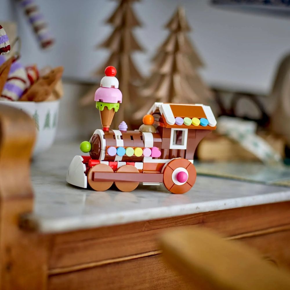 [ 必買站 ] LEGO 40777 薑餅火車飾品 Gingerbread Train Ornament 樂高-細節圖4