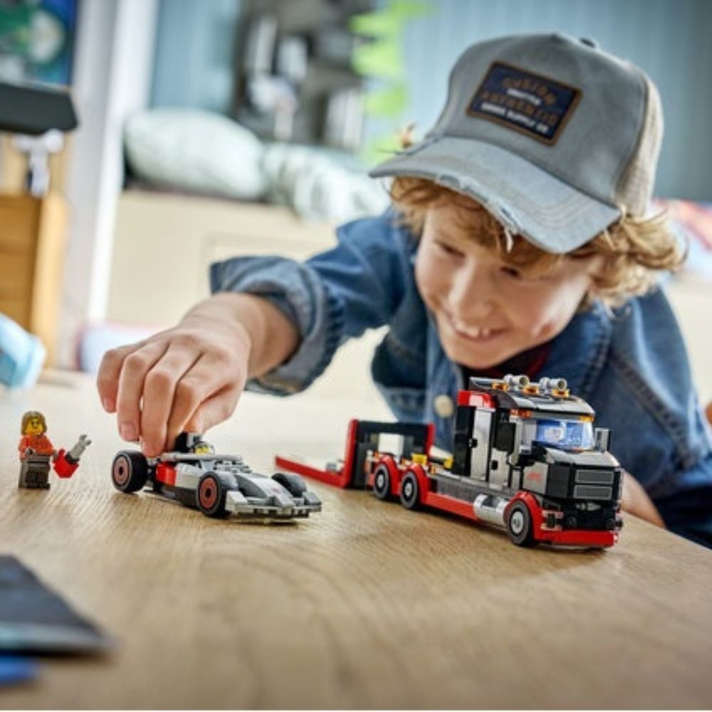 [必買站] LEGO 60493 F1展示用卡車與 Audi F1 賽車-細節圖5