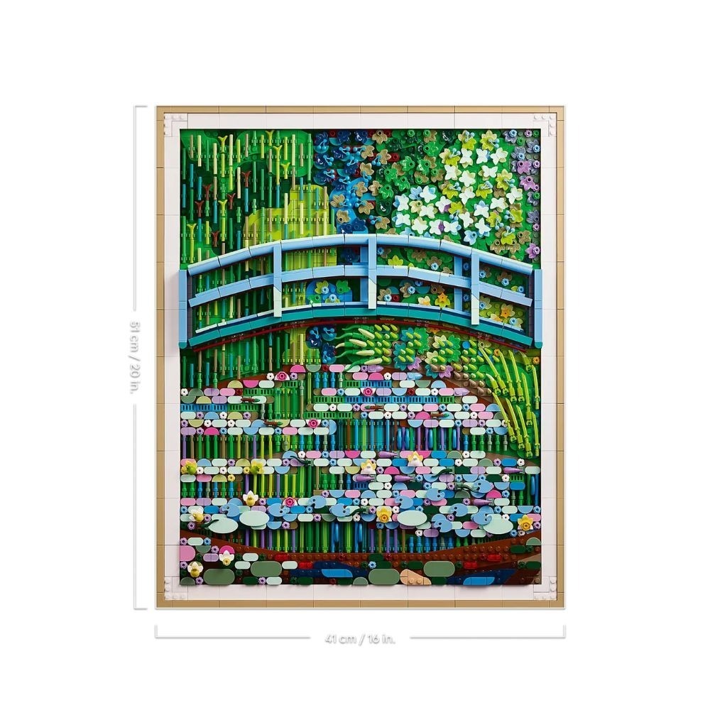 [ 必買站 ] LEGO 31220 克勞德 莫內〈睡蓮池上的拱橋〉-細節圖6