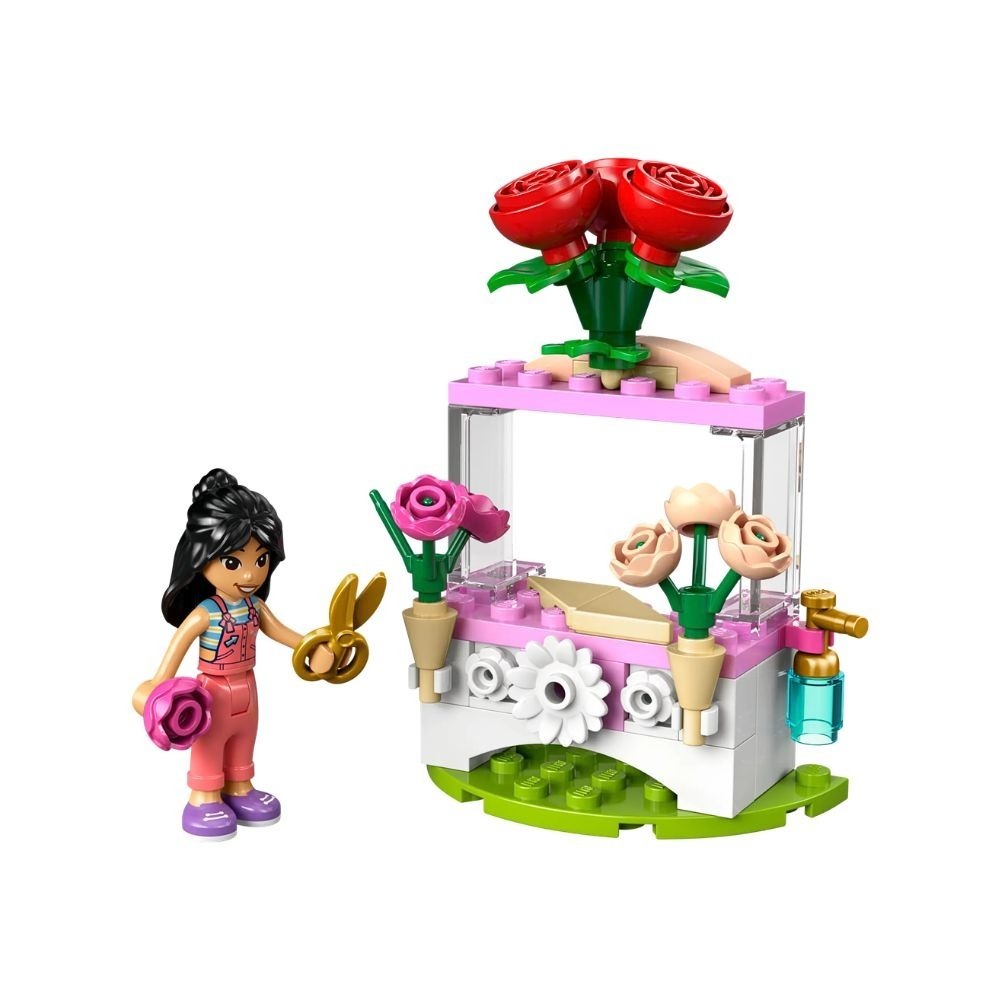 [ 必買站 ] LEGO 30721 女孩玫瑰花 Flower Stand with Roses Polybag-細節圖2