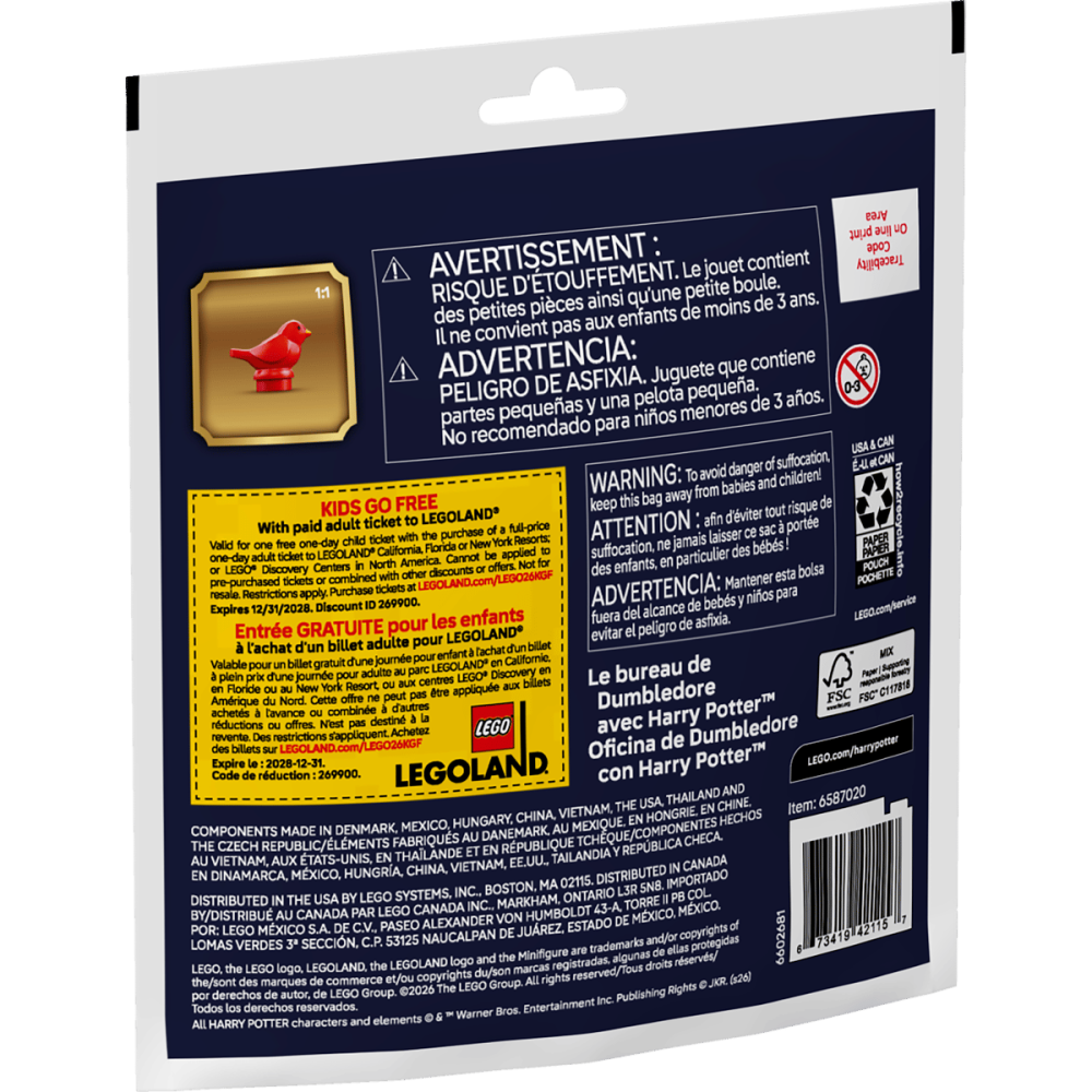 [ 必買站 ] LEGO 30724 鄧不力多 Dumbledore Office with Harry Potter-細節圖2