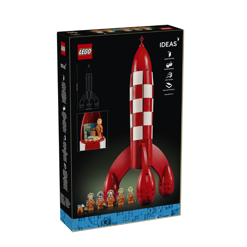 [ 必買站竹北店 ] LEGO 21367 Tintin 登月火箭-細節圖3