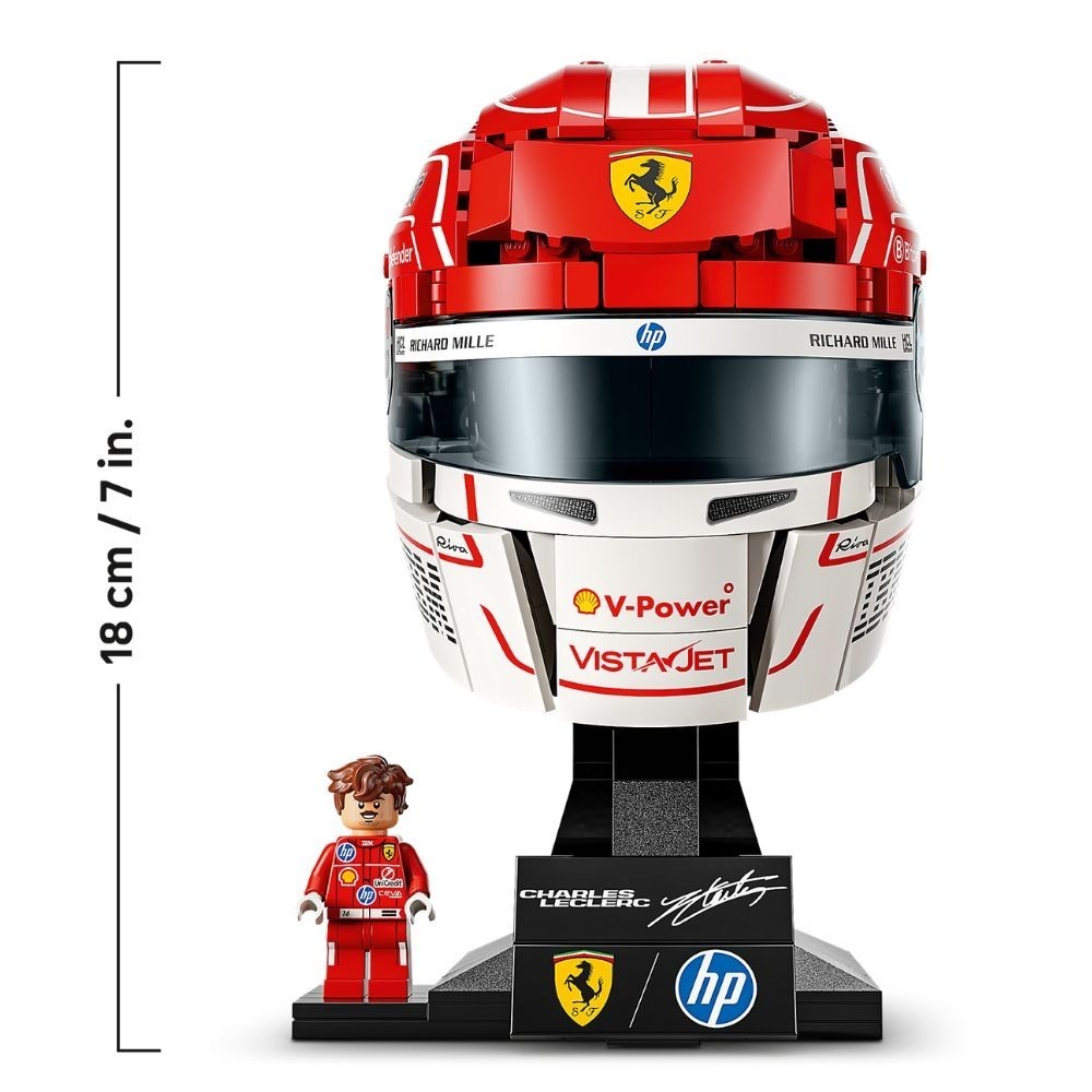 [ 必買站 ] LEGO 43014 查爾斯·勒克萊爾 頭盔 Ferrari Charles Leclerc Helm-細節圖4